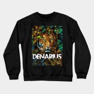 Tiger In The Bushes Crewneck Sweatshirt